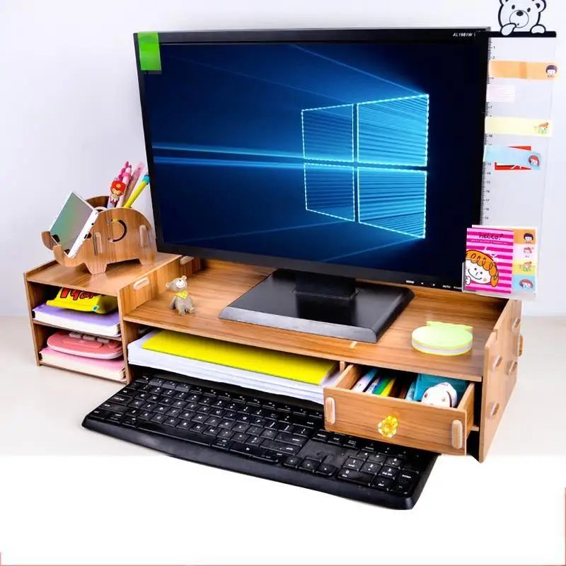 Para Casa Home Organizador для организации и хранения Компьютерный дисплей стенд Органайзер