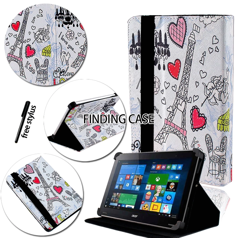 Противоударный чехол подставка из разноцветной кожи для 7/8 дюймов Acer Iconia Chromebook Tab