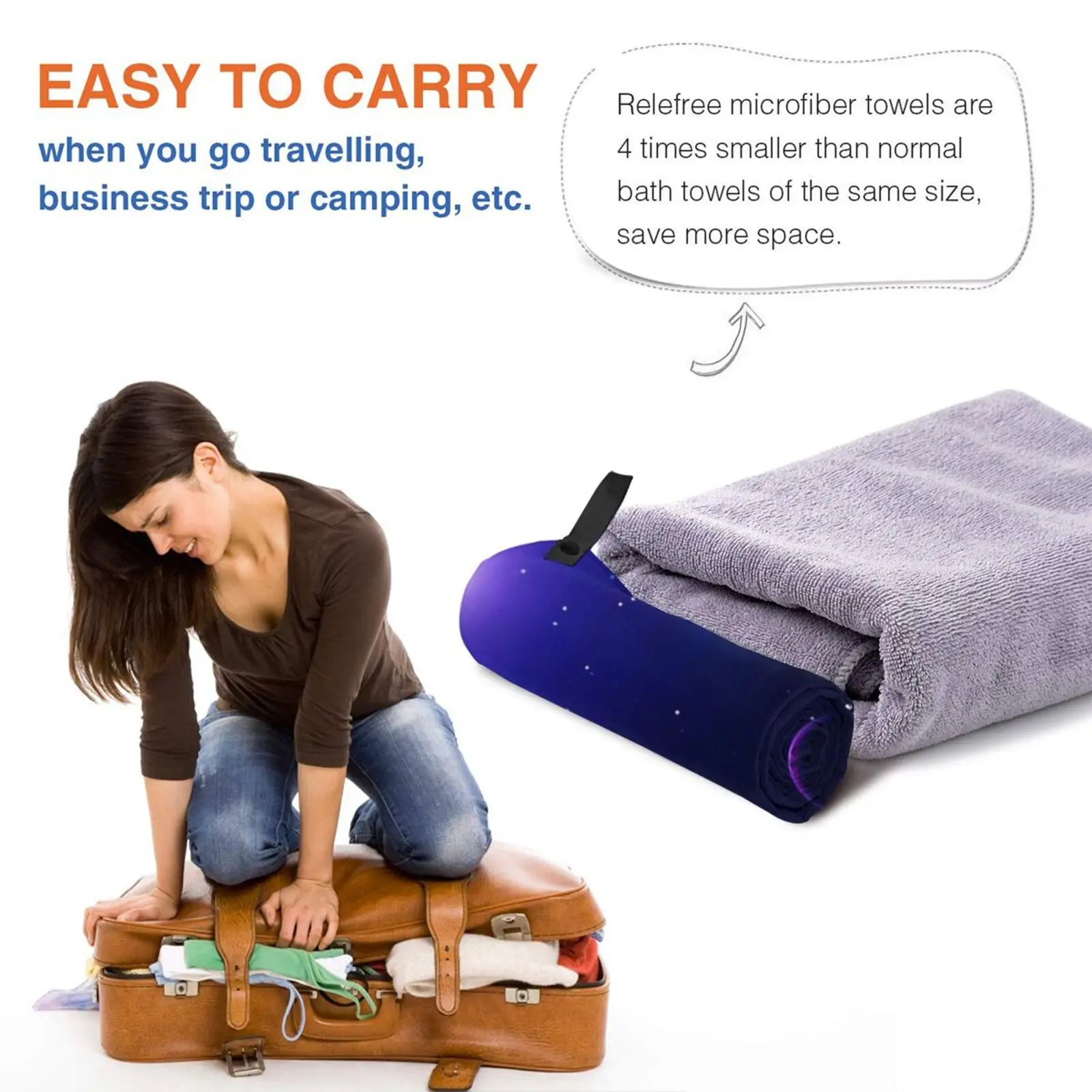 Красочное Галактическое быстросохнущее полотенце для спортзала портативное