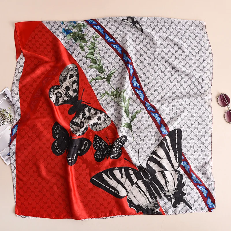 Хиджаб теплый шелковый шарф зима 2019 бандана Cachecol Пашмина Bufandas Foulard Femme женский