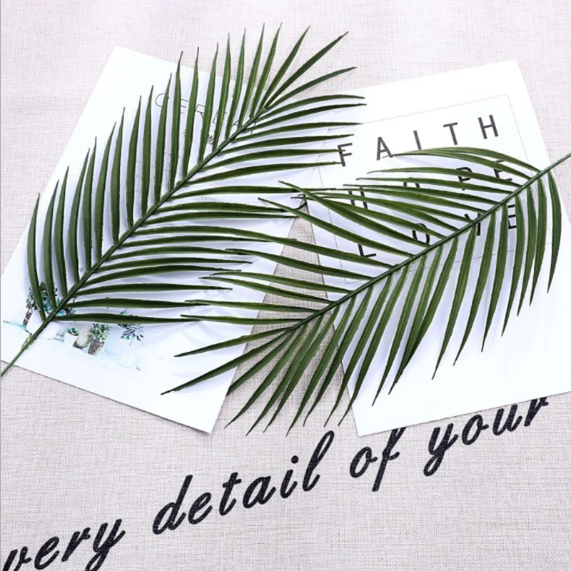 

Artificial Palm Fern Leaf Simulation Plant Leaf Home office Wall Decoration Wedding Fake Plant Ornament