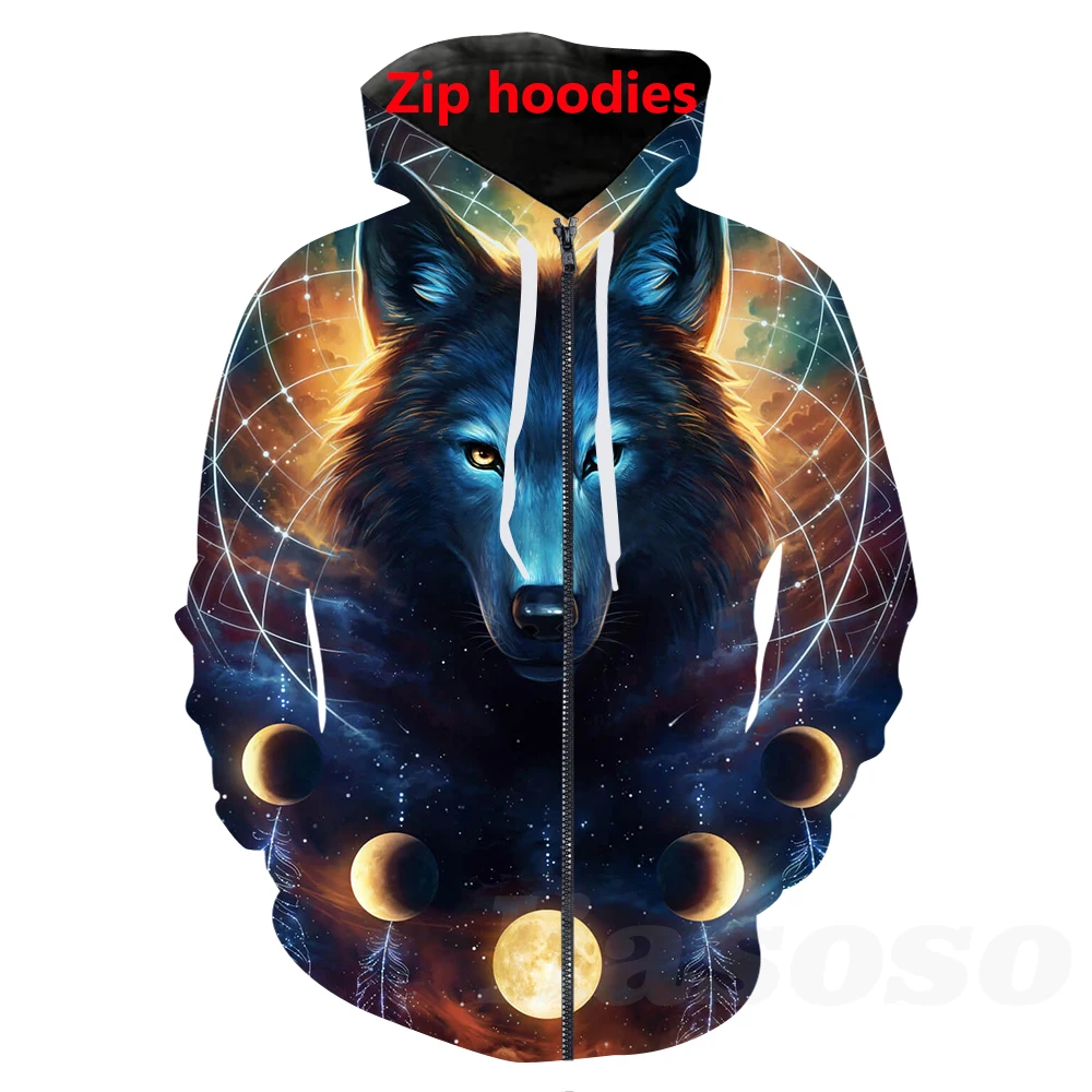 Толстовка с 3D принтом Ловца снов и Волка футболки свитшоты толстовки штаны