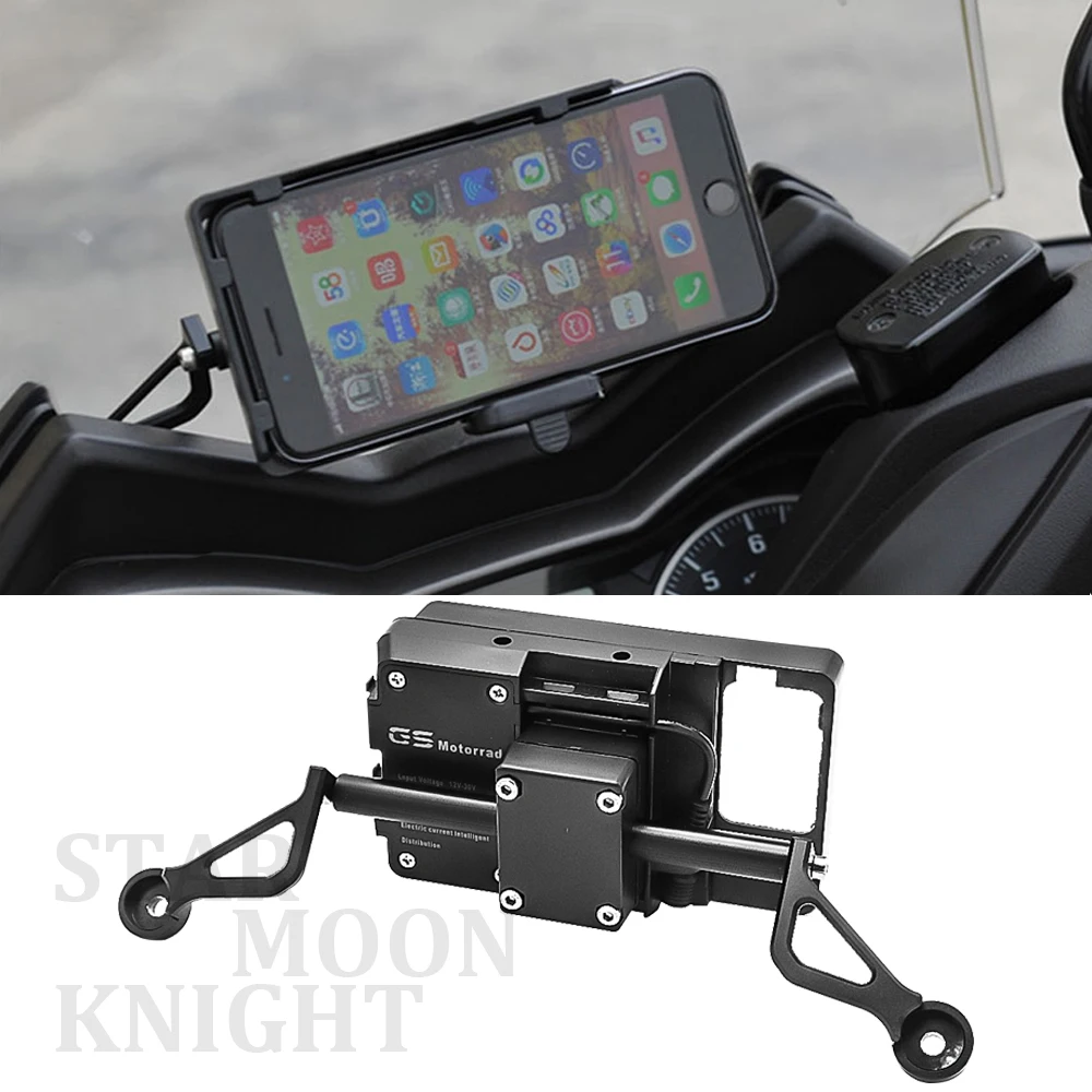 

New GPS Smart Phone Navigation Mount Mounting Bracket Adapter Holder for yamaha XMAX300 XMAX 300
