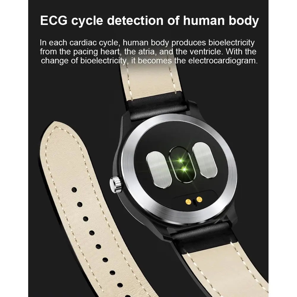 Studyset N58 Смарт-часы спортивный браслет PPG ECG HRV отчет сердечного ритма кровяное давление Тест-монитор Шагомер