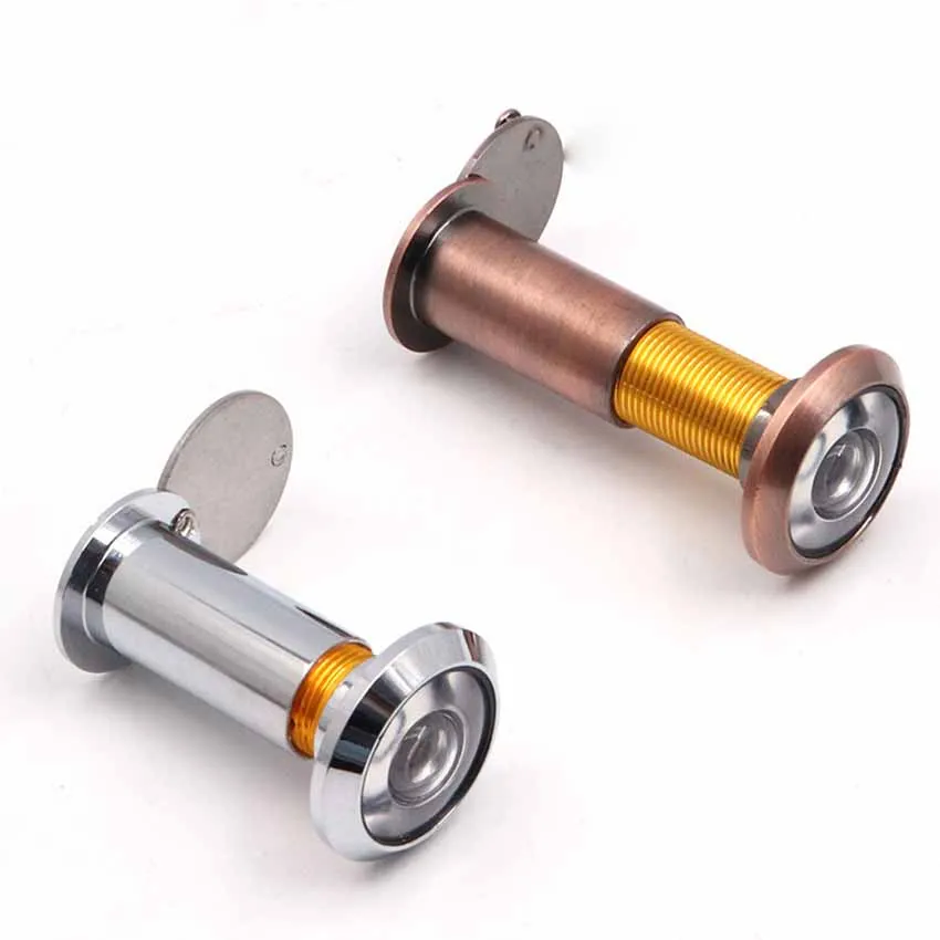 

Hidden Security Door Viewer Peephole for front Door with Privacy Cover Optical Glass Lens with Unobstructed View