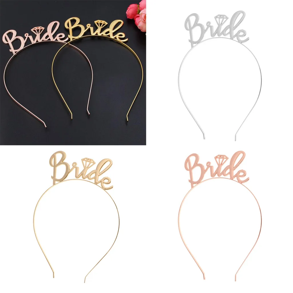 5 шт./упак. Свадебные украшения Свадебный душ свадебная фата команды с надписью