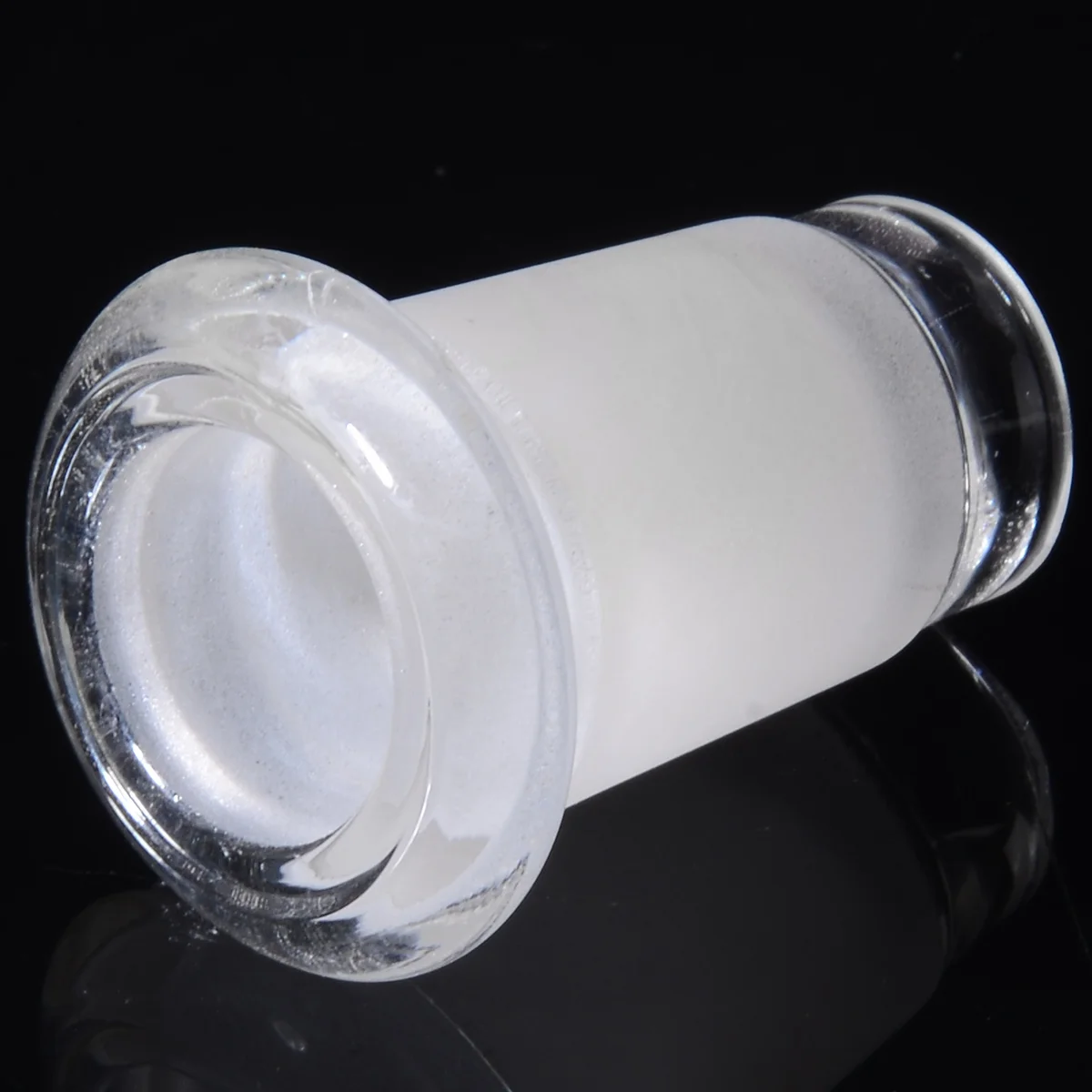 Переходник-расширитель из прозрачного стекла с внутренней резьбой 14 мм на