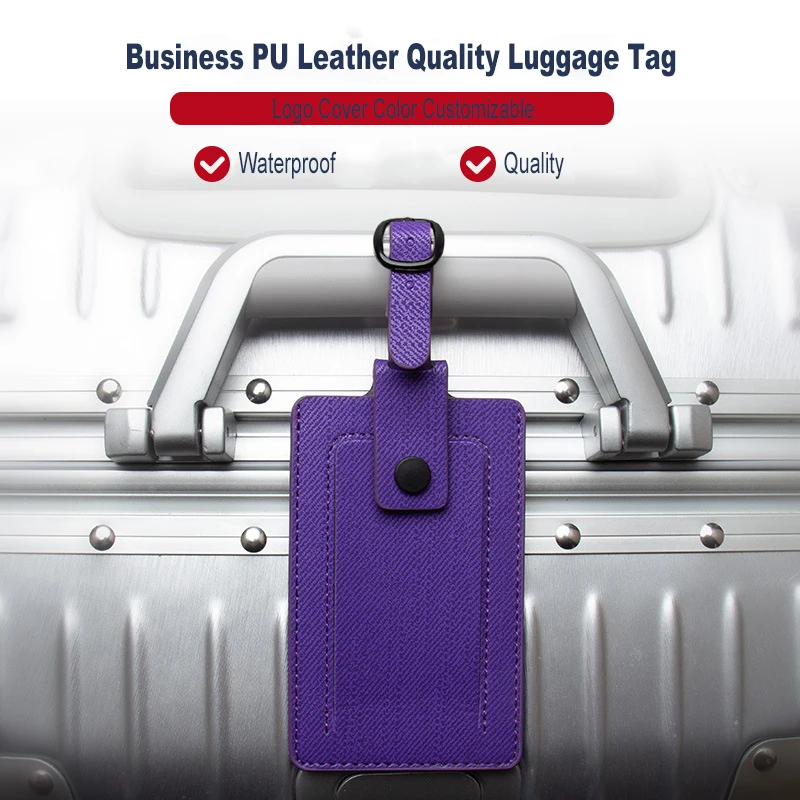 Твердый багажный ярлык для путешествий цветной чемодан с именем контактная