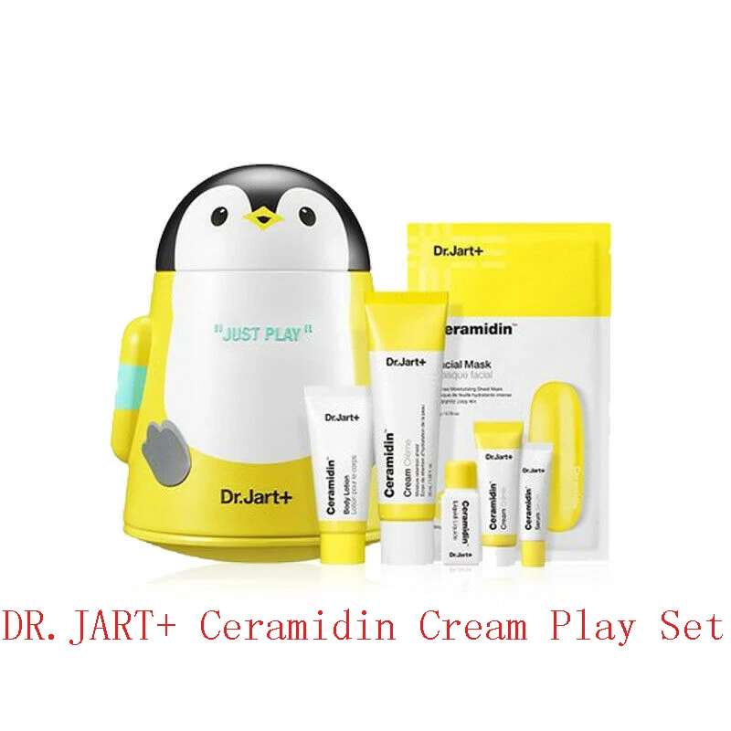 Cream Play Set DR. JART+ Ceramidin крем игровой набор/Ceramidin жидкий игровой набор отбеливающая маска для лица увлажняющий крем Сыворотка для лица корейская косметика - Цвет: Cream Play Set