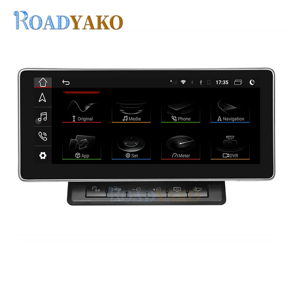 Автомобильный радиоприемник 10 25 дюймов Android 0 для AUDI Q7 2006-2009 A6 2005-2009 2G MMI стерео