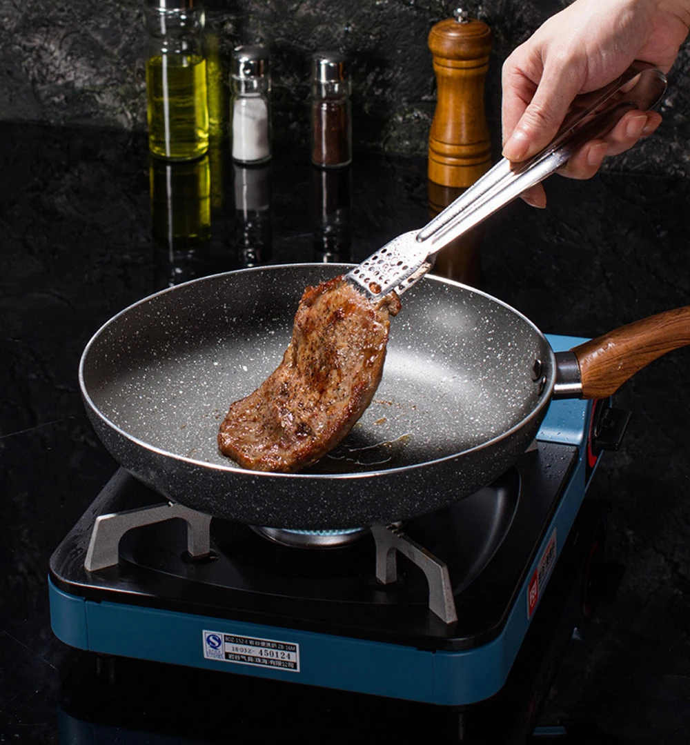 Сковорода с антипригарным покрытием Бытовая кастрюля меньше дыма стейк омлетный