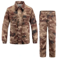 new men desert camouflage military uniform tactical suit special forces combat shirt coat pant set khaki militar soldier clothes