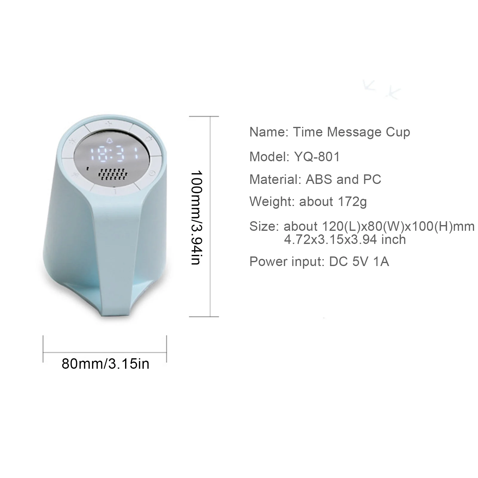 

LED Digital Kids Smart Alarm Clock Bedroom Student Wake Up Digital Display Clock Table Clock For Daily Wake Up