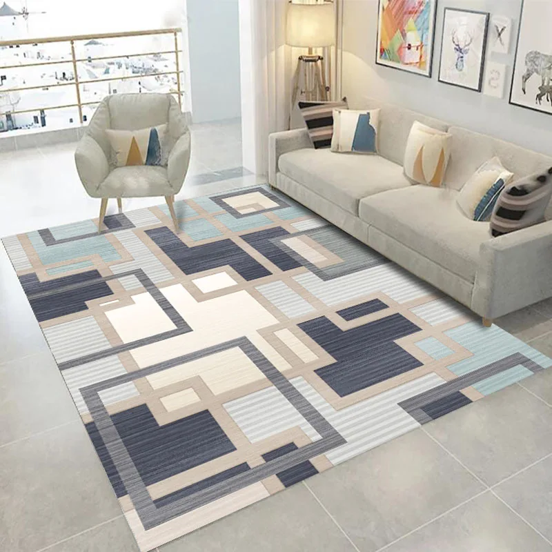 

Nordic modern light luxury thick carpet living room carpet children bedroom floor mats bedside windows home decoration carpets c
