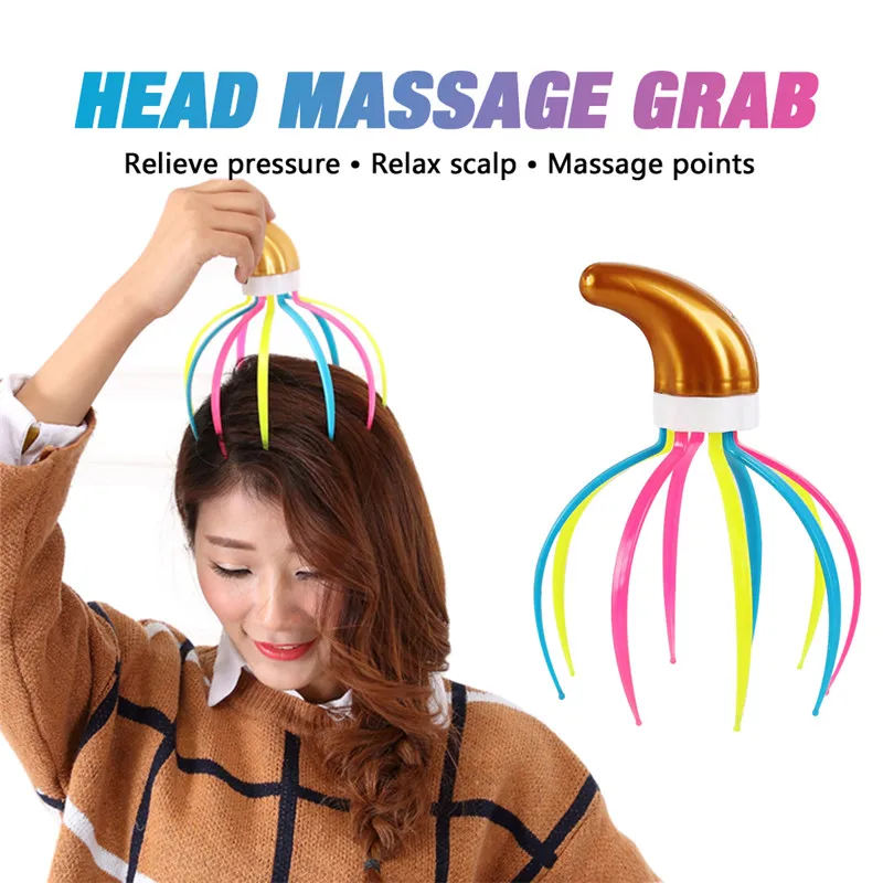 Массажер для тела с 5 когтями осьминог головы и шеи оборудование снятия стресса