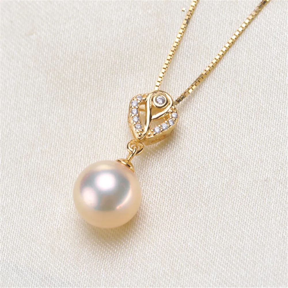 

Special Offer 925 Sterling Silver Pearl Pendant Necklace Pendant Findings Jewelry Parts Fittings Women Accessories