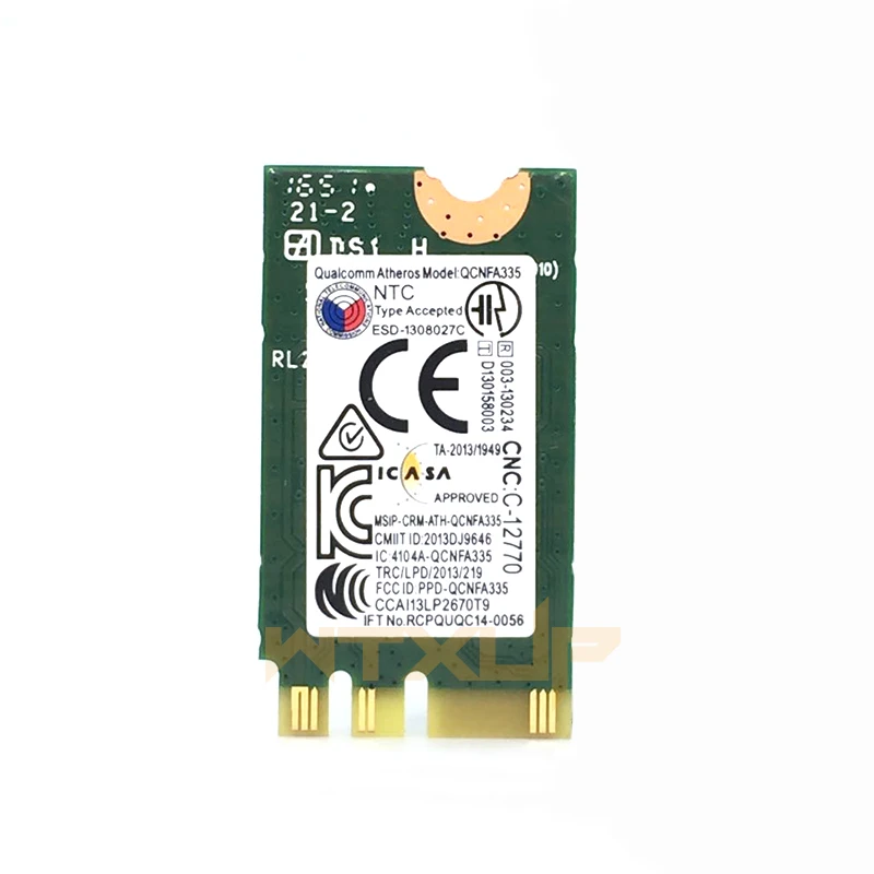 Беспроводная WLAN карта Qualcomm Atheros QCNFA335 QCA9565 адаптер NGFF 2 4G Bluetooth V4 WIFI для Dell DW1707