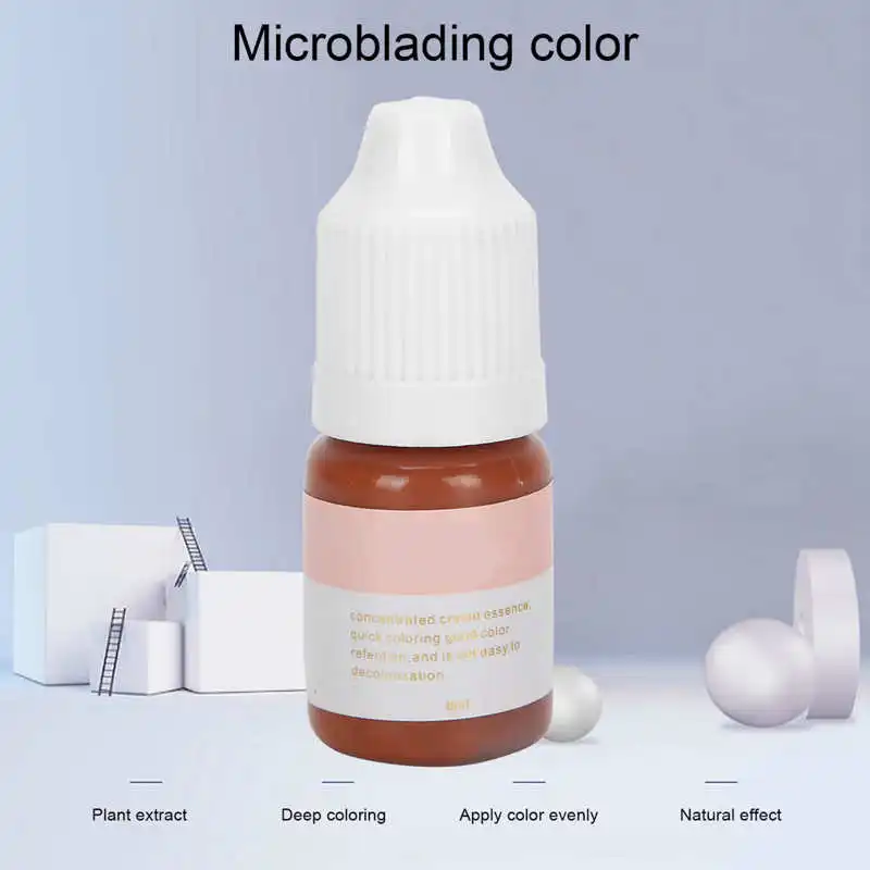 8 мл Профессиональный микроблейдинг пигмент для губ бровей век линий татуировка