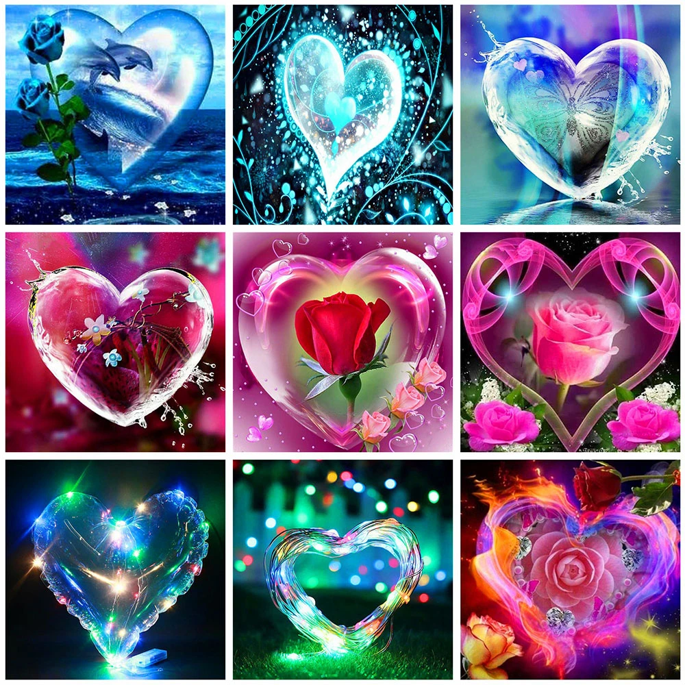 

Huacan алмазная вышивка полная выкладка цветы алмазная живопись украшения для дома