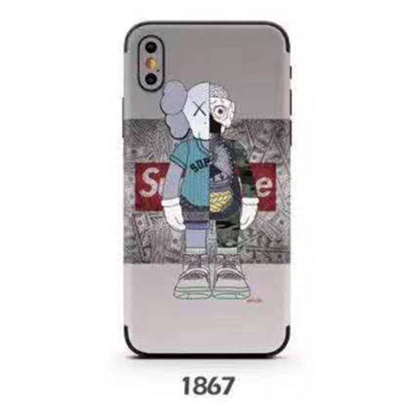 Наклейки на телефон для iphone XS MAX, задняя пленка Капитан Америка, рельефная ультратонкая цветная пленка для iphone 6, 7, 8 PLUS, X, 11Pro, 11, чехол - Цвет: 1867