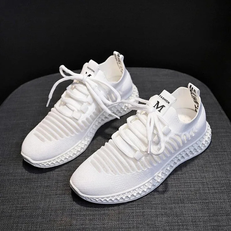 Женские сетчатые кроссовки повседневная обувь на массивной платформе дышащие