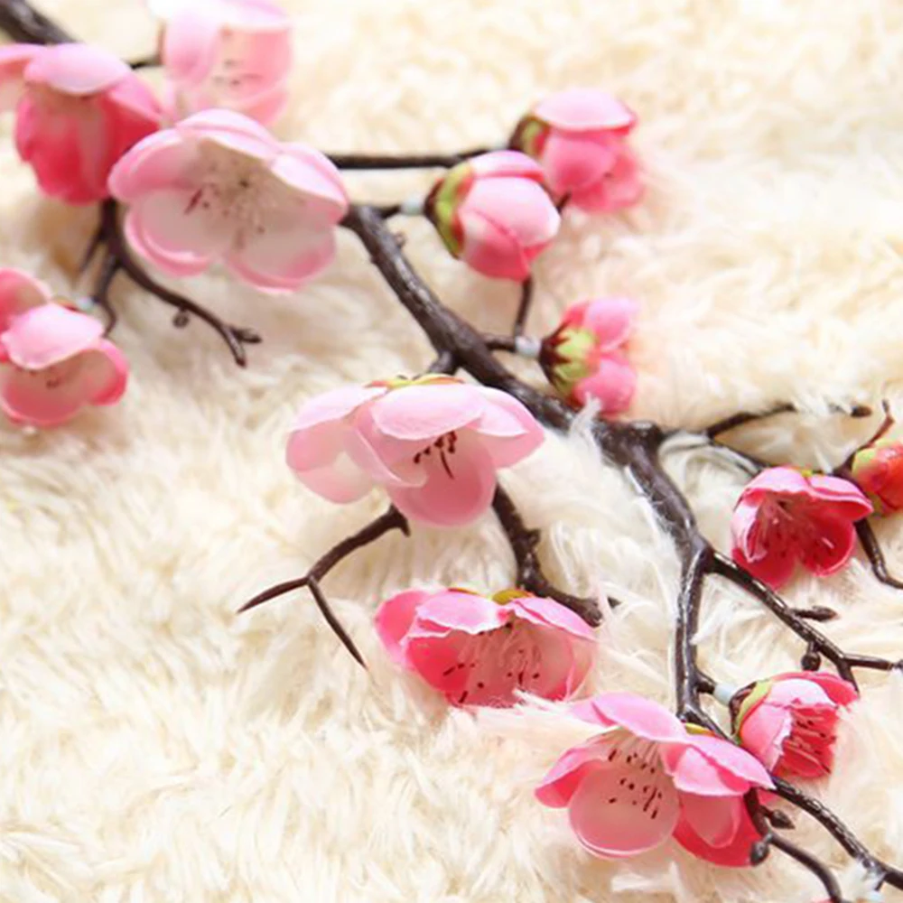 Искусственные шелковые цветы Японская слива вишневые искусственные ветки