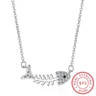 Женское колье из серебра 925 пробы, с микро цирконием