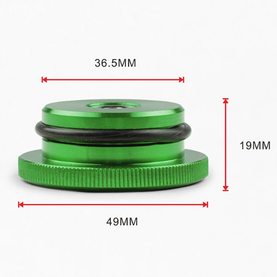 Алюминиевый Зеленый двигатель Магнитная дизельная топливная крышка масляный