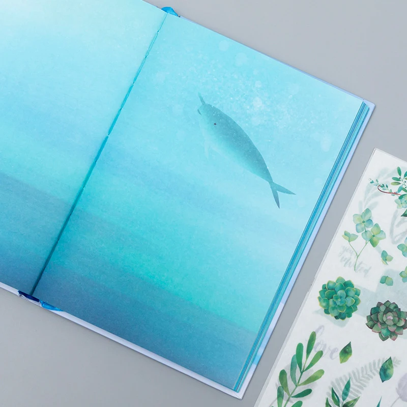 Креативный тренд цветные страницы A5 записная книжка дневник в твердом переплете