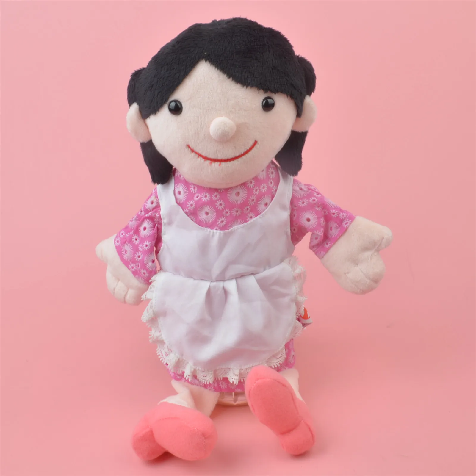 Плюшевые куклы мягкий дедушка папа семейная перчатка на палец развивающая