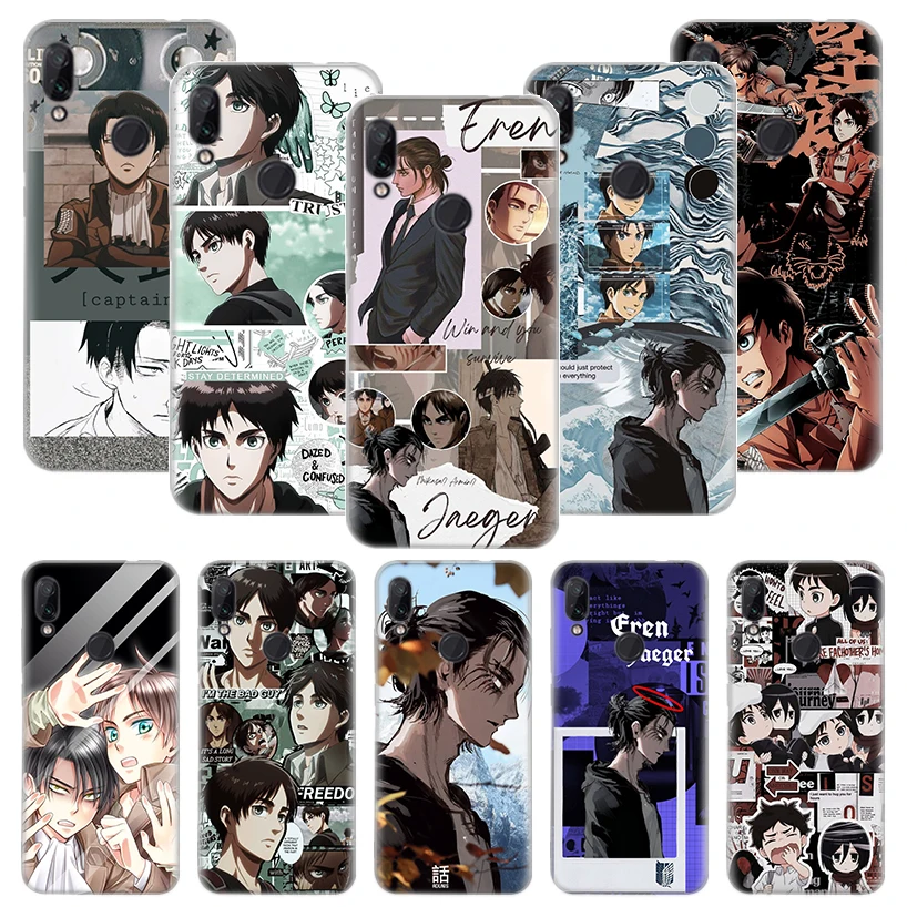 

Attack On Titan Eren Jaeger Case Funda For Xiaomi Mi Note 10 Pro 10T 9T 11 Ultra 11 Lite Poco X3 NFC F2 F3 M2 A3 TPU Cover Coque