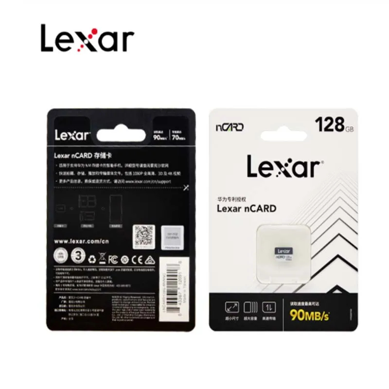Lexar оригинальный nCard 64 Гб 128 ГБ 256 Nano Sim карты высокоскоростной флеш-память телефона