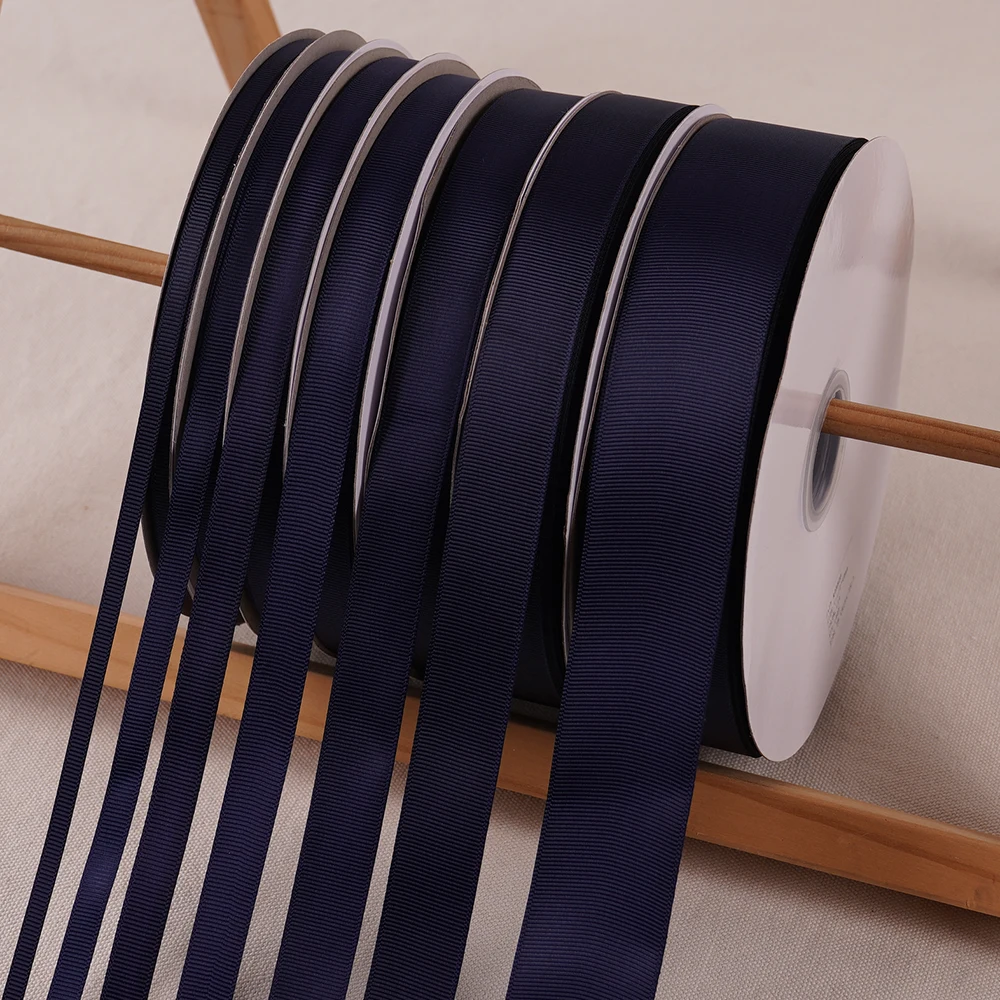 

Темно-синяя корсажная лента 100 ярдов/91 метров, Рождественское украшение, Подарочная коробка для торта, цветочная упаковка, лента для тесьмы, ...