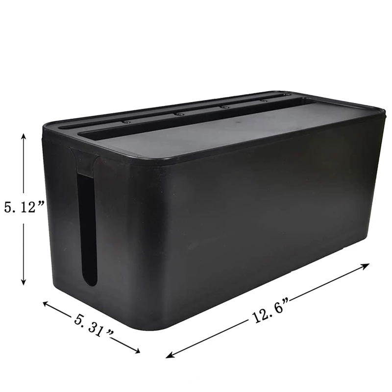 Cable Management Box for Desk and Power Strip Solutions(Black) | Электроника