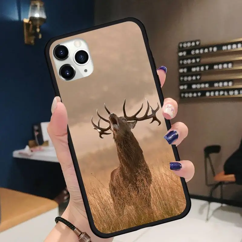 

Deer Hunting Camo Phone Cases for iPhone 11 12 pro XS MAX 8 7 6 6S Plus X 5S SE 2020 XR Soft silicone