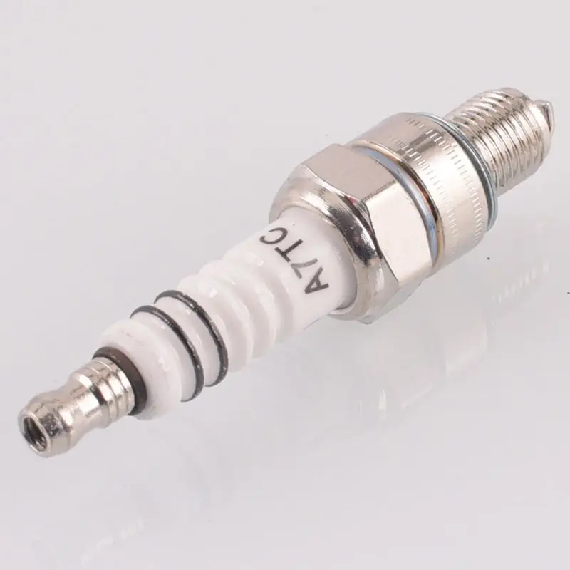 2 шт. Металлическая Свеча зажигания A7TC 10 мм подходит для мотоцикла мопеда GY6 50cc 70cc