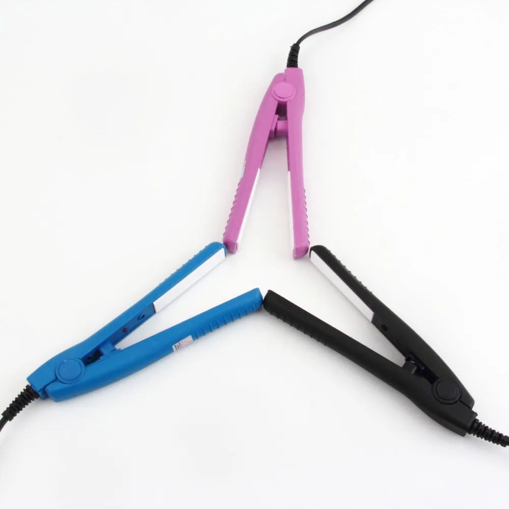 Мини дорожный Керамический выпрямитель для завивки волос с плоским утюгом