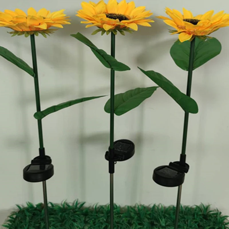

Solar Sunflowers Lights Solar Outdoor Lights - Solar Garden Decor Sunflowers Outdoor Lighting Housewarming Waterproof