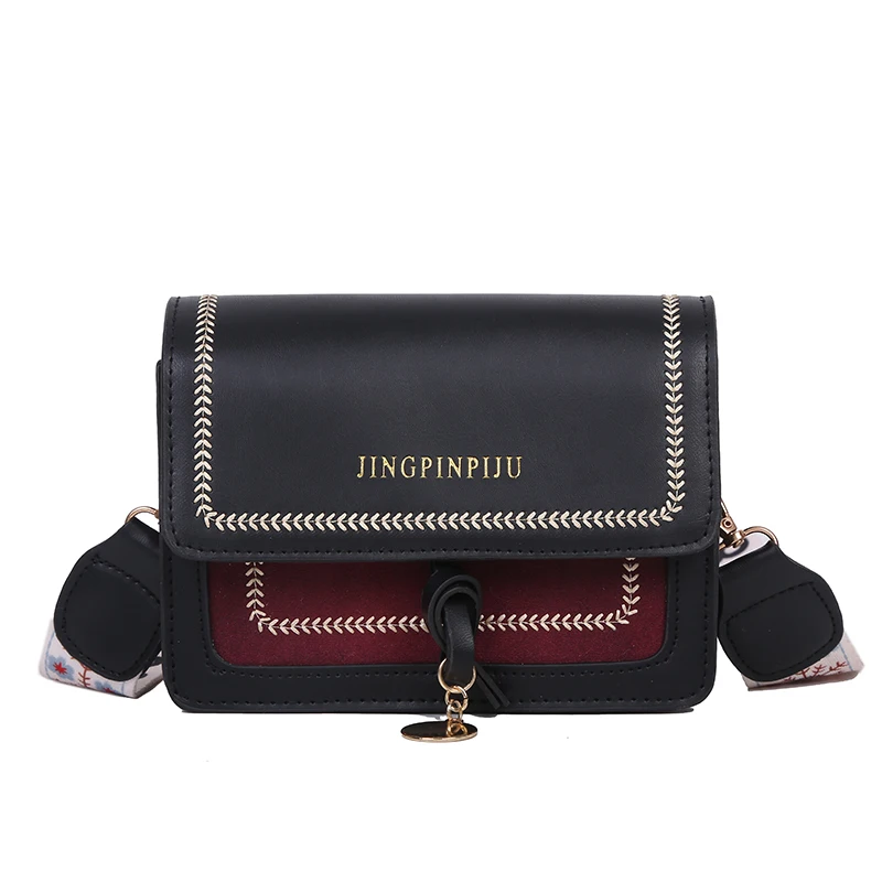 

New Fashion Crossbody Bags for Women Casual Travel Handbag Small Belt Bag Shoulder Designer PU Leather Bags High Quality Black