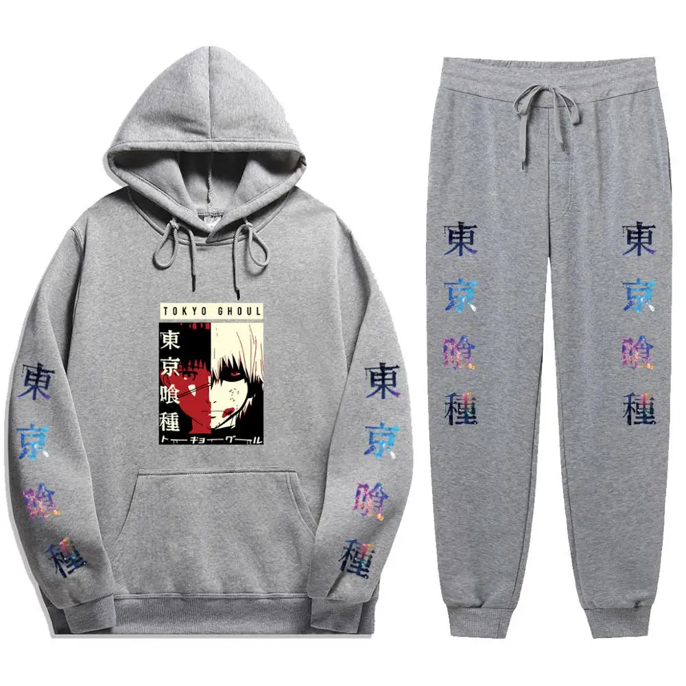 Спортивный костюм в стиле Харадзюку с японским аниме Токийский Гуль комплект из 2