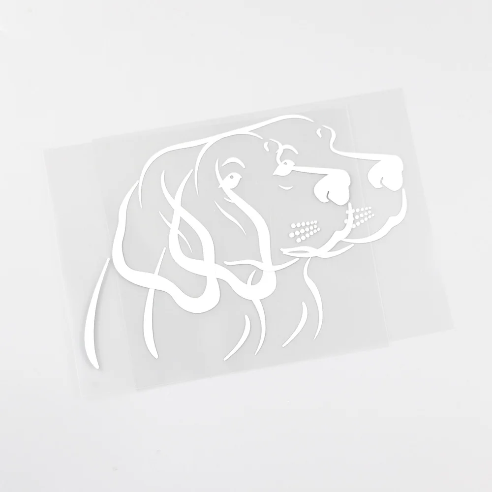 

YJZT 12.7CMX10.4CM Creative Dog Pet Shop Grooming Care Decal Vinyl Car Sticker Black/Silver 8A-0578