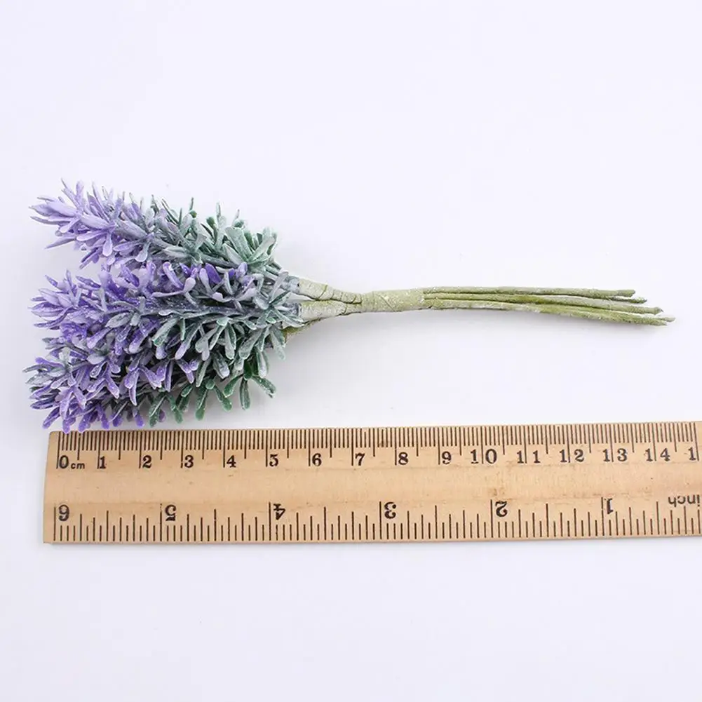 

2021 New 1 Bouquet Artificial Flower Lavender DIY For Garden Party Home Holiday Craft Decor Weddings Artificial Flower