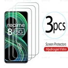 Гидрогелевая пленка для Realme 8 5G, защитная пленка для экрана для Realme 8 7 Pro 8i Realmy C21 C21Y C11 2021 C25 C25s, не стеклянная пленка, 3 шт.
