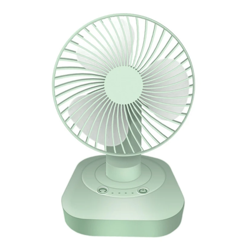 

3000mAh USB Rechargeable 120 Degree Oscillation Desk Fan 3 Gear Shaking Head Fan for Home Office Dormitory Outdoor A10 21