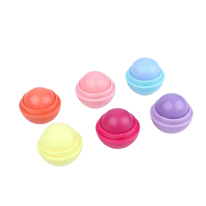 

Embellish Lip Balm,Chapstick Lip Gross Enhancer 6 color Natural Plant Organic Sphere Pomade Coc Cola Ball Lipstick Tools