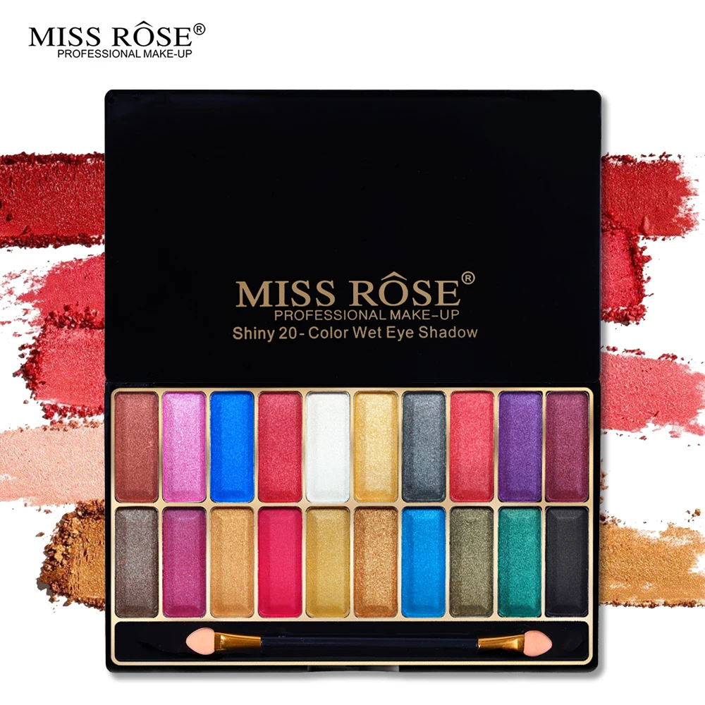 Miss Rose 36 Color Matte Shimmer Eyeshadow Makeup Palette Set Smoky Eye Make Up Bright Shadow Nude Cosmetic Kits with Brush |