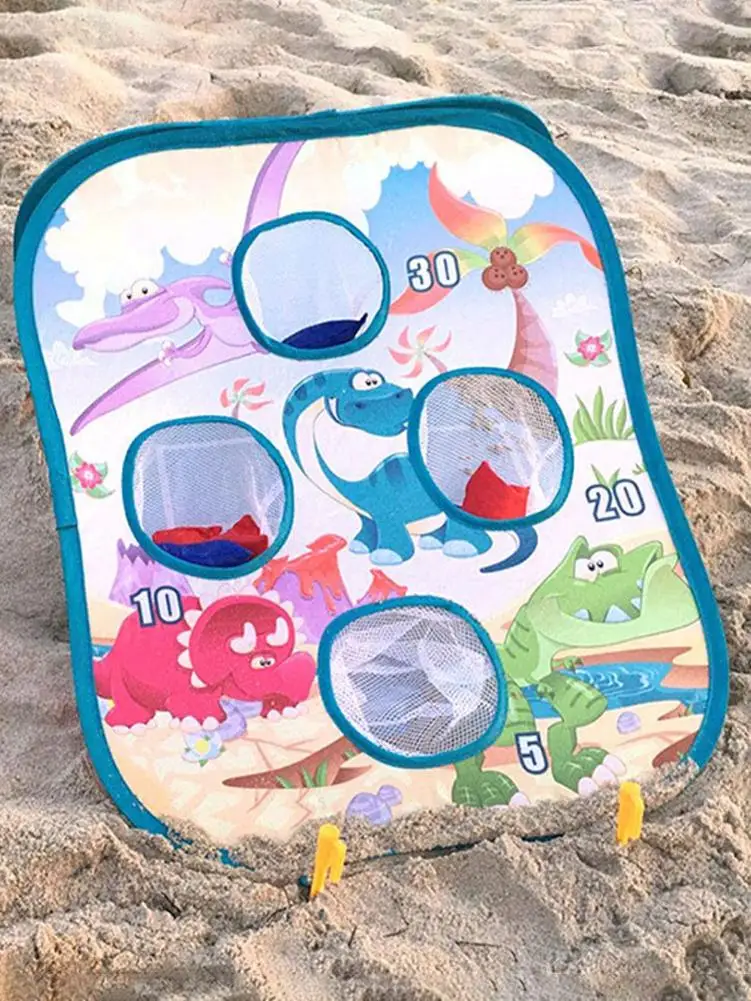 

Throwing sandbags board Outdoor Kids Toys for Backyard Bean Bag Parent-child Games