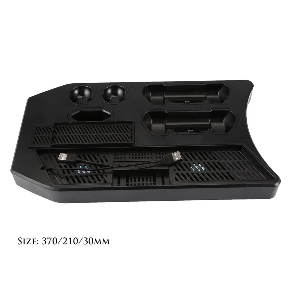 

Gamepad Charging Dock Slim Multifunction Charger Controller PS4 Vertical Stand For PS4 Slim PS4 Pro PS VR2