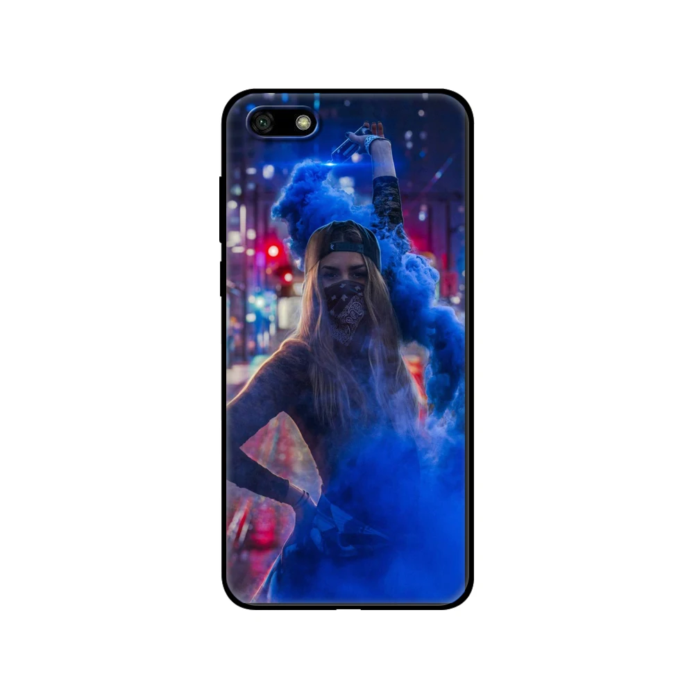 Черный чехол TPU для Huawei Honor 20 Lite 10 10i 20S 30S 30 7A 5.45 7s 7C 5.7.