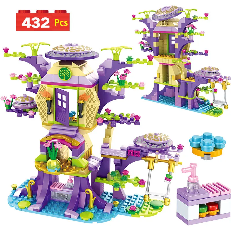 Dream Girls Friends серия совместимых Technic Dream Tree House красивые блоки мини-фигурки, кирпичи, игрушки для детей